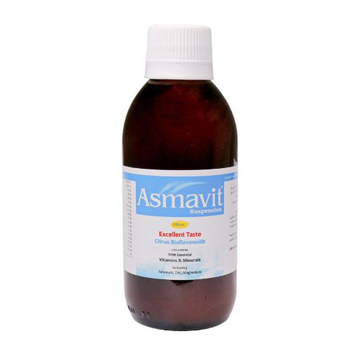 شربت مولتی ویتامین Asmavit حجم 200 میلی لیتر