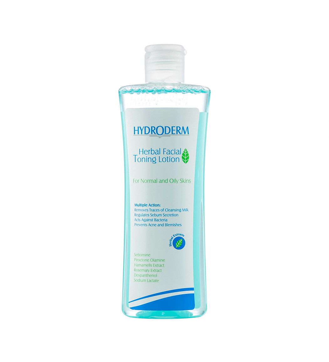 تونیک پاک کننده صورت حاوی عصاره های گیاهی Hydroderm Herbal Facial Toning Lotion