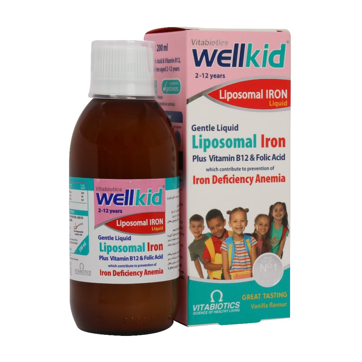 شربت ول کید لیپوزومال حجم 200 میلی لیتر