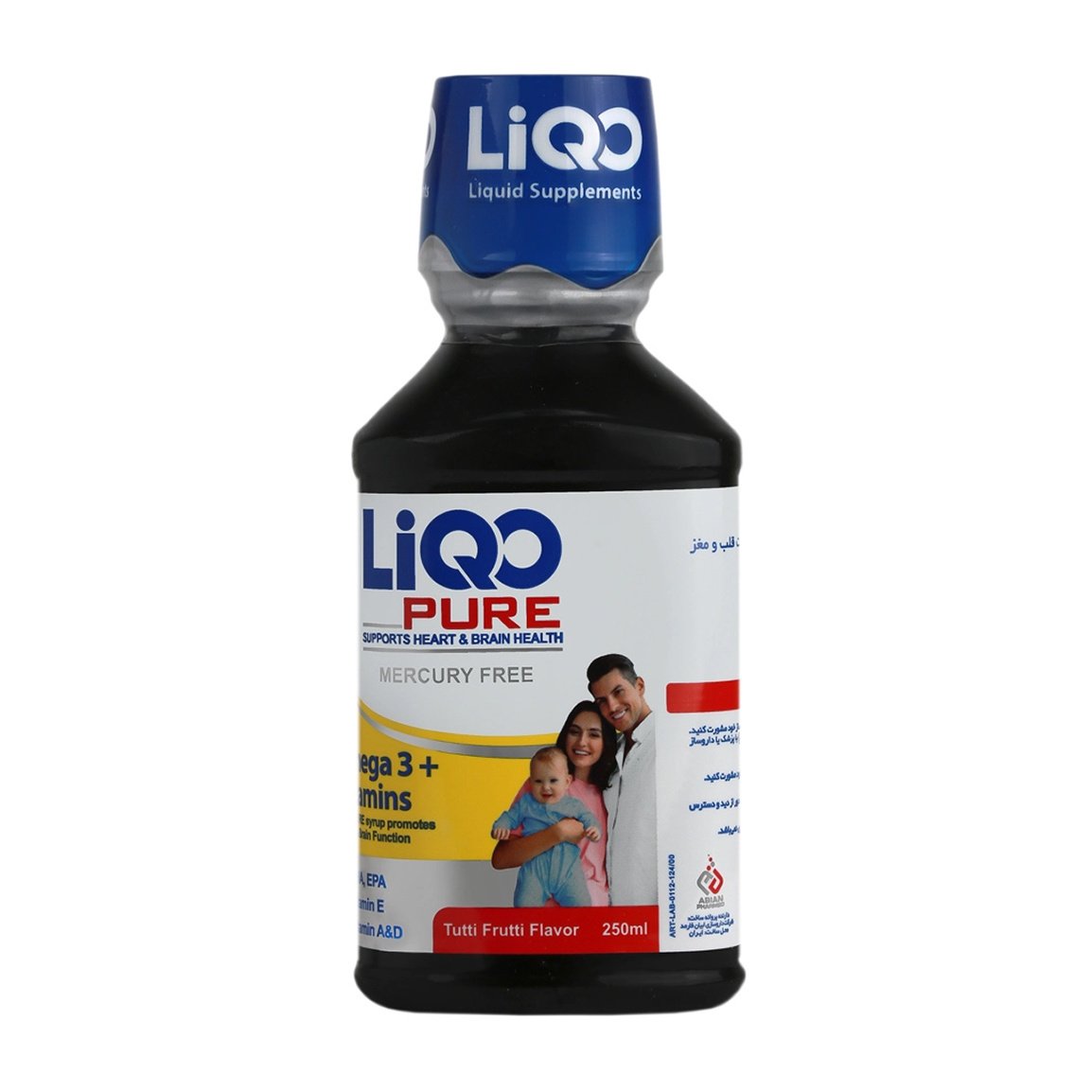 شربت Liqo Pure با طعم میوه های استوایی حجم 250 میلی لیتر