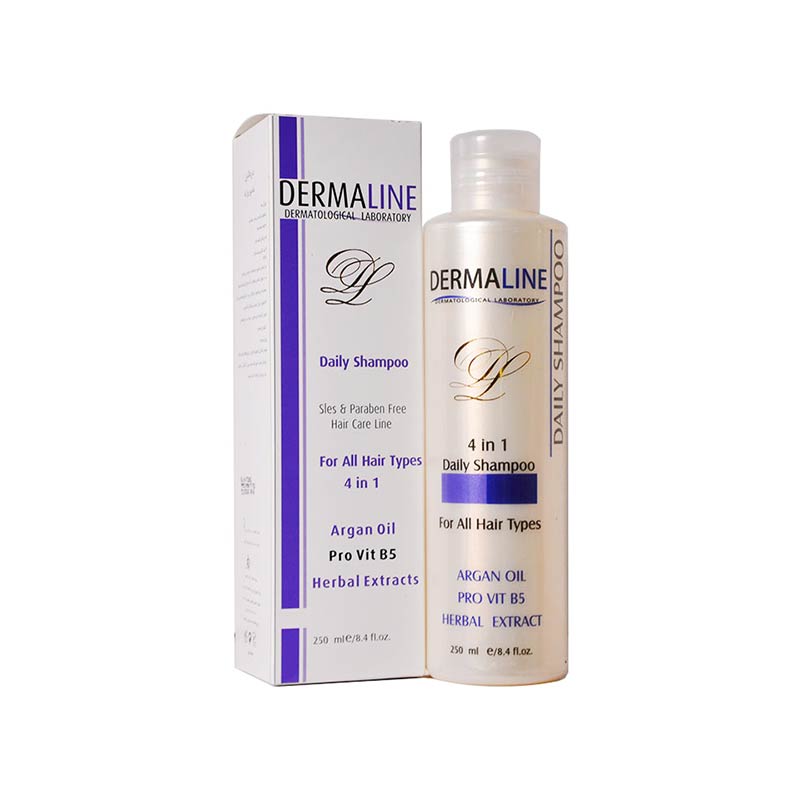 درمالاین شامپو روزانه درمالاین 250 میلی لیتری
