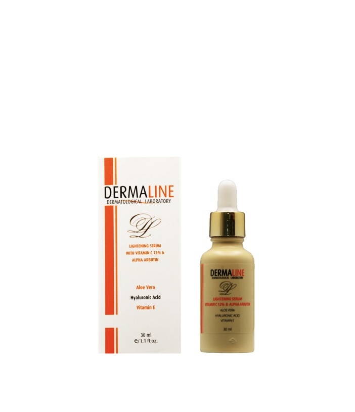 درمالاین سرم روشن کننده آربوتین و ویتامین سی