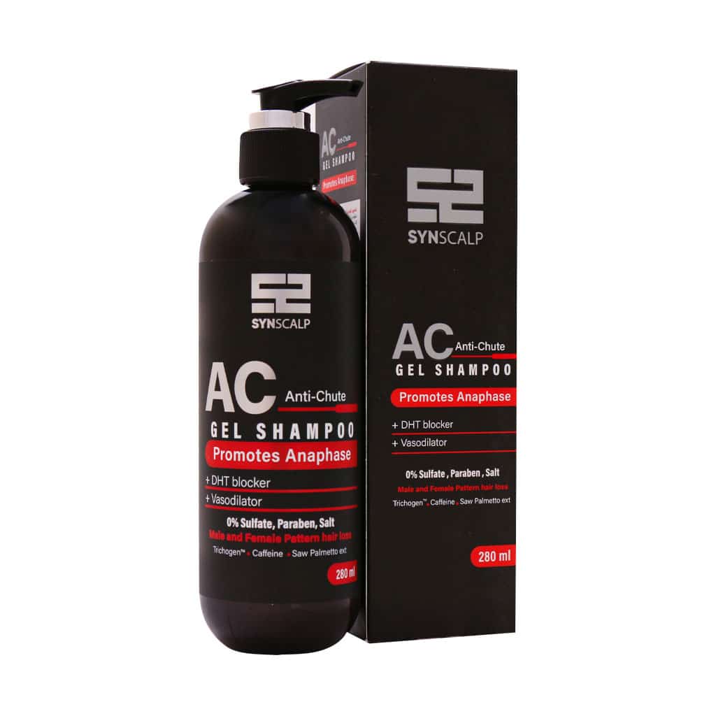 ژل شامپو فاقد سولفات ضد ریزش مو ساین اسکین 280 میلی لیتر