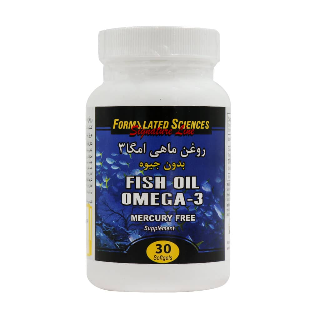 روغن ماهی امگا۳ بدون جیوه 30عددی Omega 3 fish oil  30cap