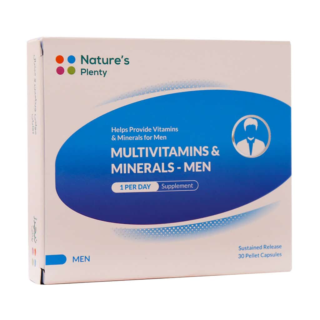 نیچرز پلنتی مولتی ویتامین آقایان بسته 60عددی Natures plenty multivitamin men   60  capsules