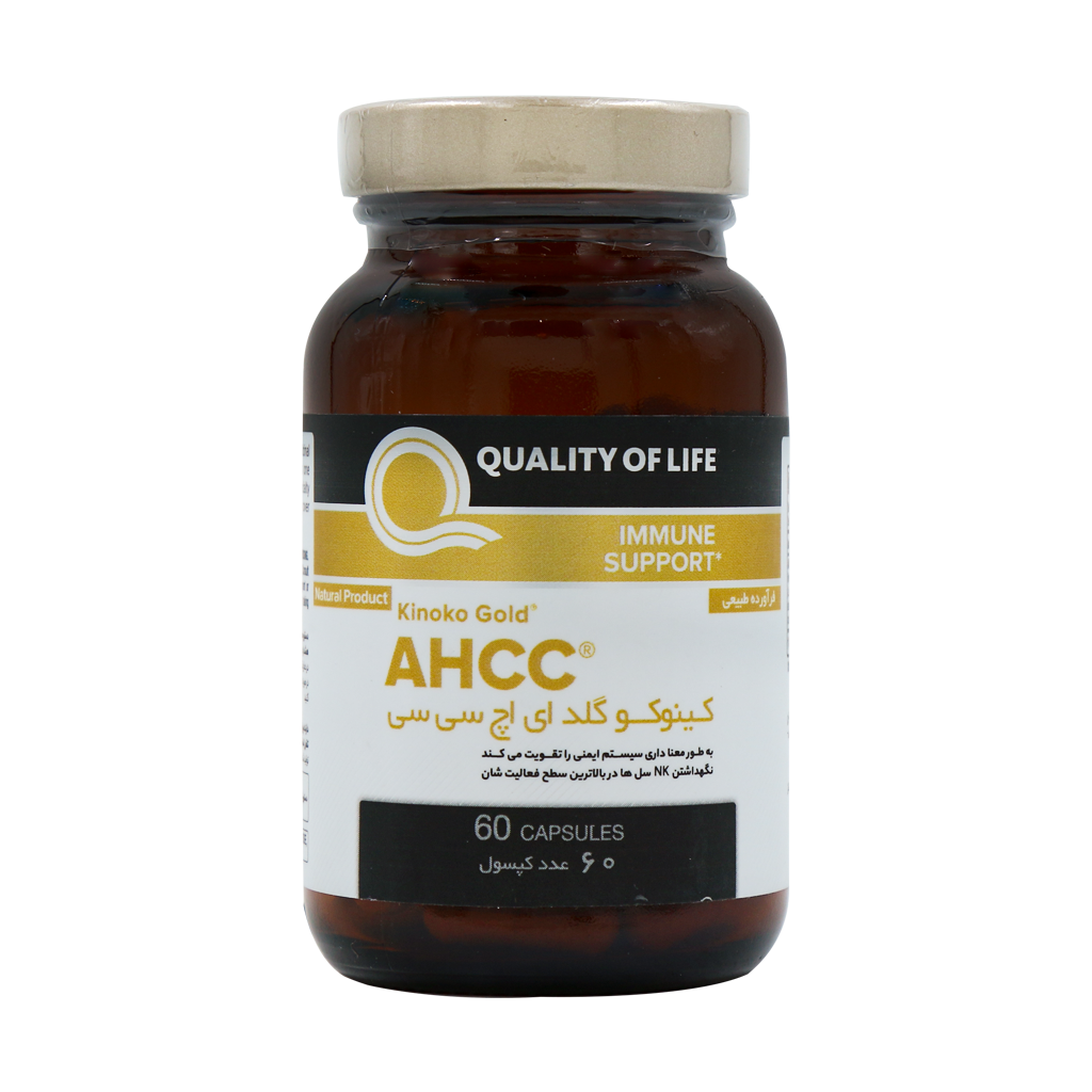 کینوکو گلد ای اچ سی سی ۶۰ عدد کپسول Kinoko gold ahcc 60 capsules