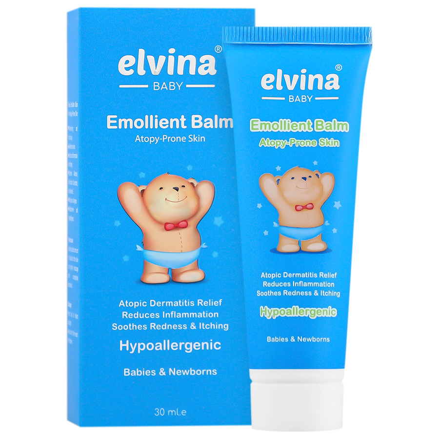 بالم امولیانت آتوپیک حجم 30 میلی لیتر Elvina Emollient Atopy Balm 30 ml