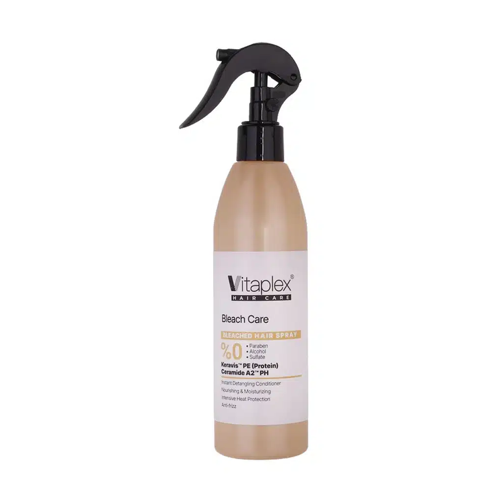 اسپری نرم کننده موهای دکلره شده ویتاپلکس 300 میلی لیتر Vitaplex Bleach Care Hair Spray 300 ml