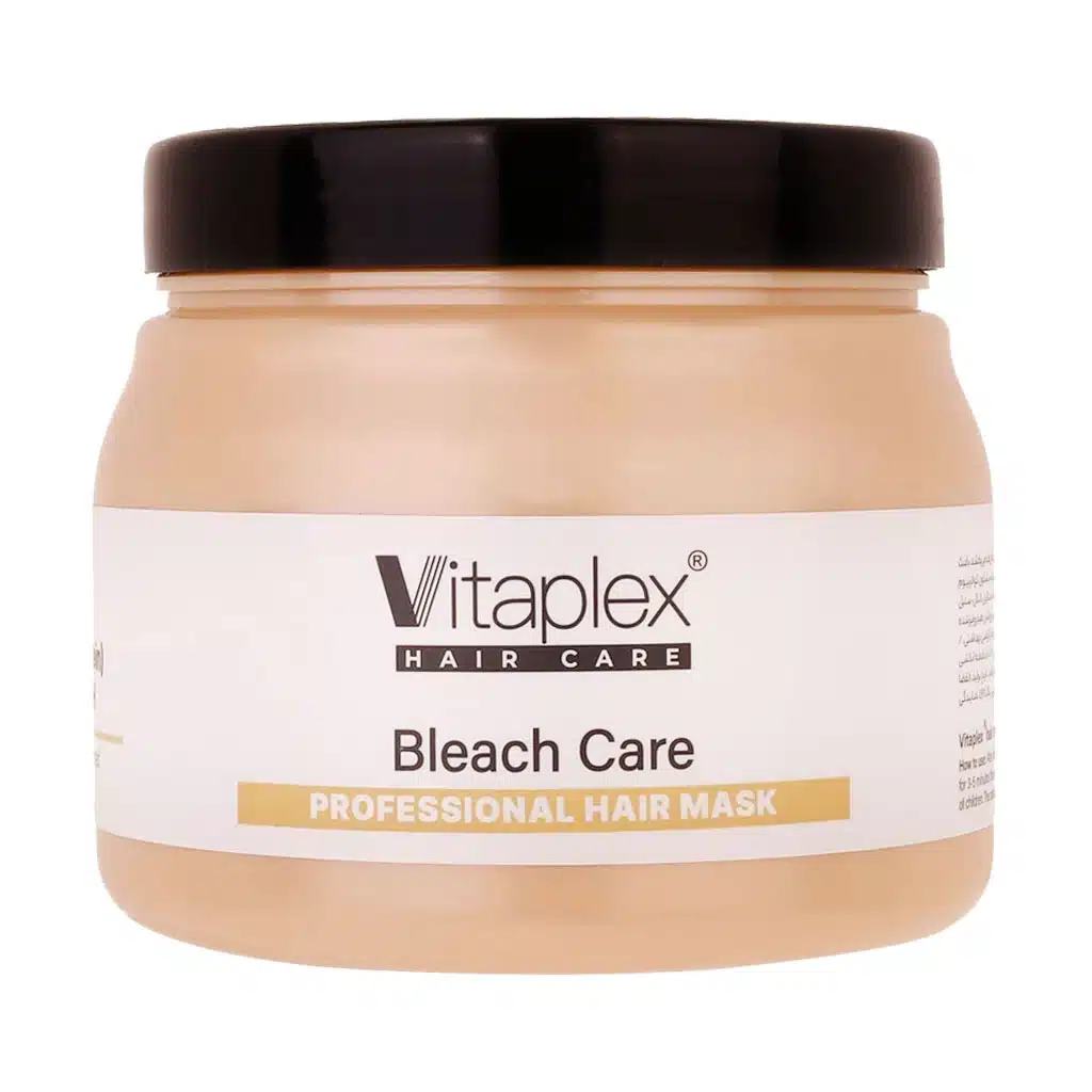 ماسک ترمیم کننده موی دکلره شده ویتاپلکس 500 میلی لیتر Vitaplex Bleach Care Professional Hair Mask 500 ml