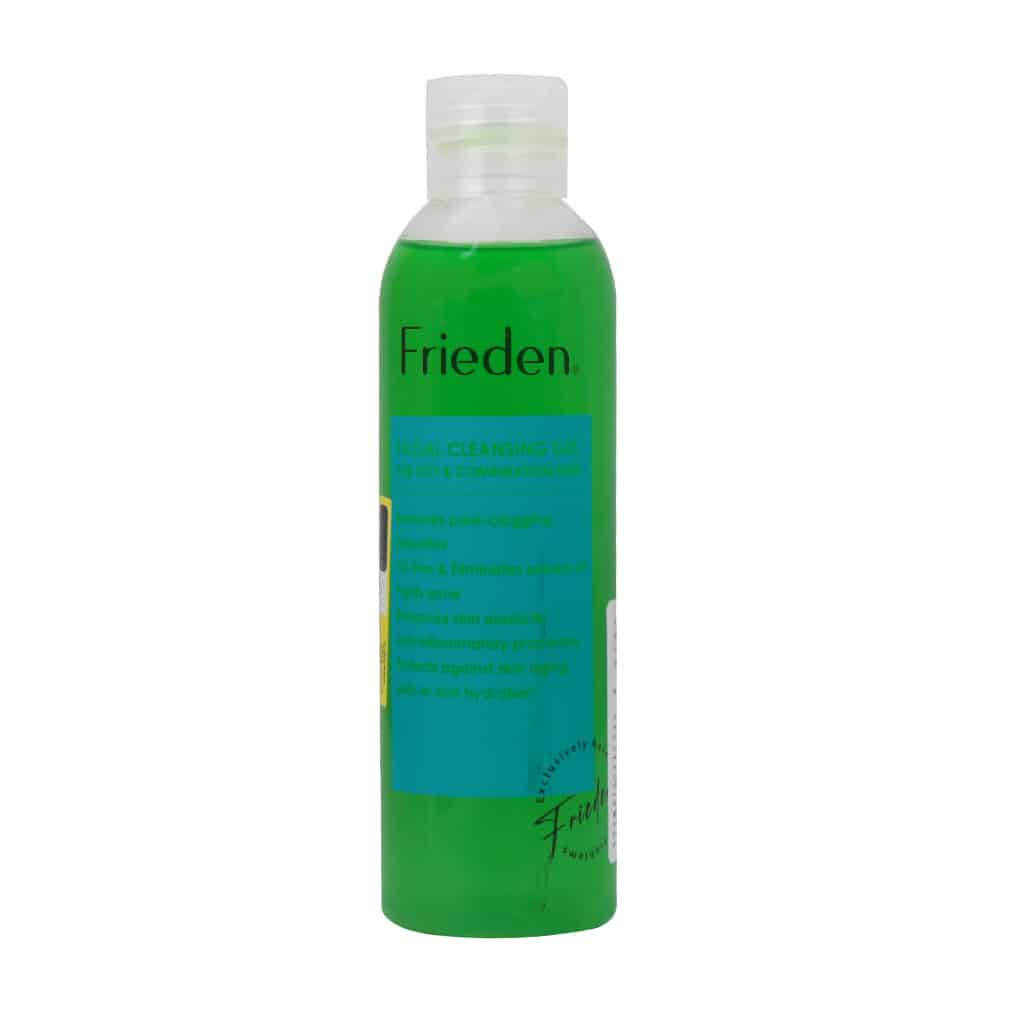 ژل شستشوی صورت فریدن مناسب پوست چرب و مختلط 200 میلی لیتر Frieden Facial Cleansing Gel For Oily And Combination Skin 200 ml