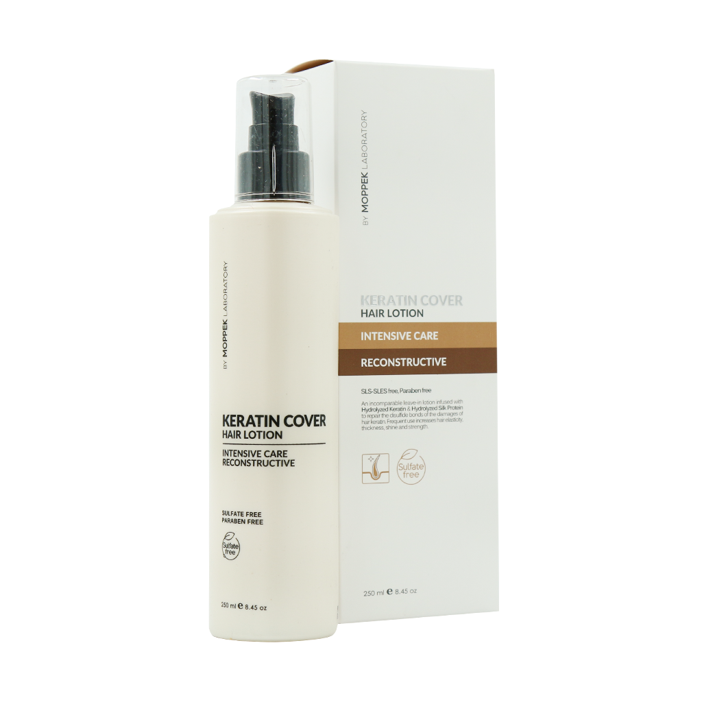 لوسیون مو کراتین کاور موپک 250 میلی لیتر Moppek Keratin Cover Hair Lotion 250 mlI'm