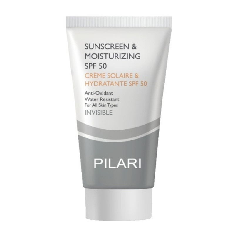 پیلاری کرم ضد آفتاب ساده حاوی spf50 Pilari sunscreen & moisturizing spf50