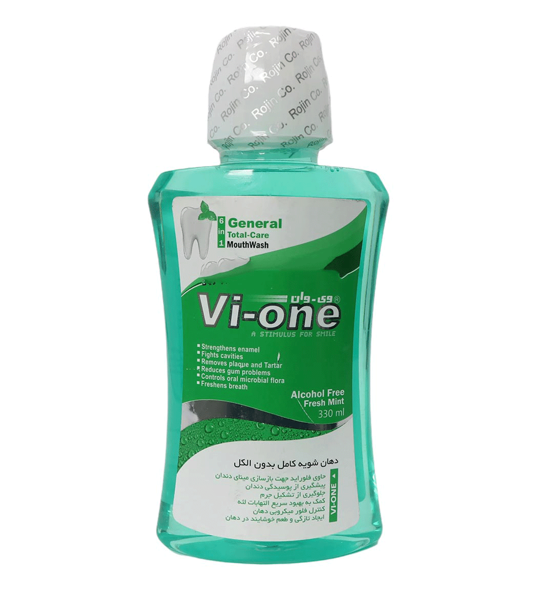 دهانشویه کامل بدون الکل سبز 330میل