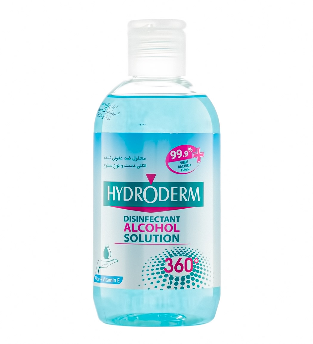 محلول ضد عفونی کننده دست و سطوح 250میل Hydroderm Disinfectant Alcohol Solution 250ml