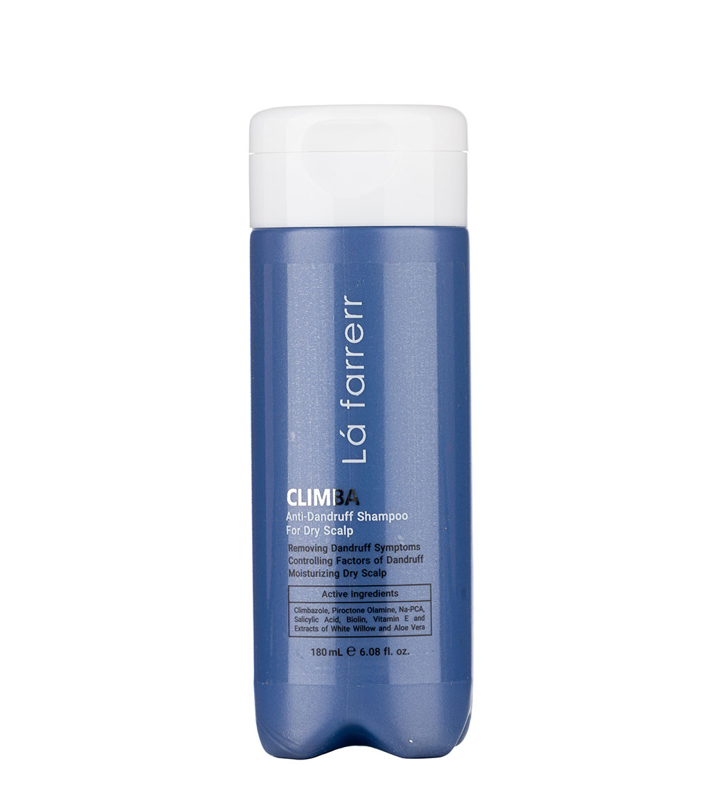 شامپو ضد شوره موهای خشک و زبر مدل کلیمبا