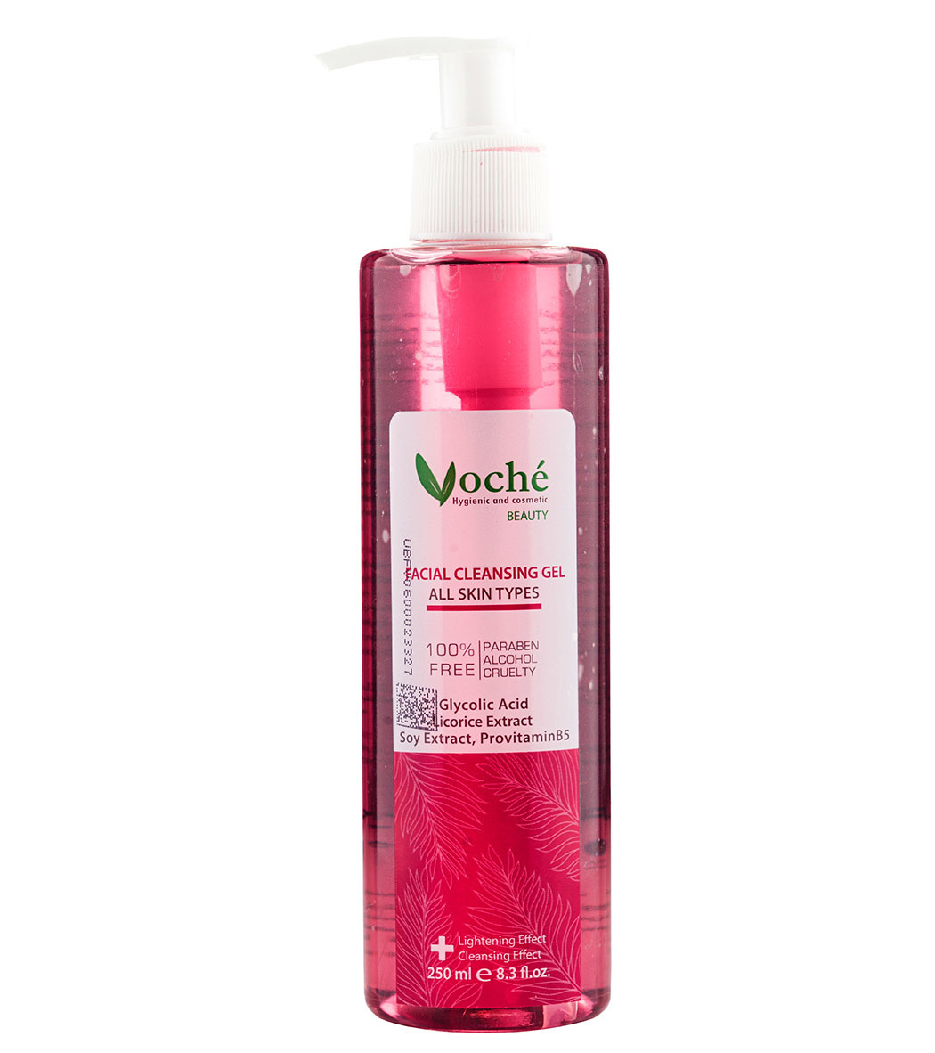 ژل شستشوی صورت مناسب انواع پوست حجم 250 میلی لیتر