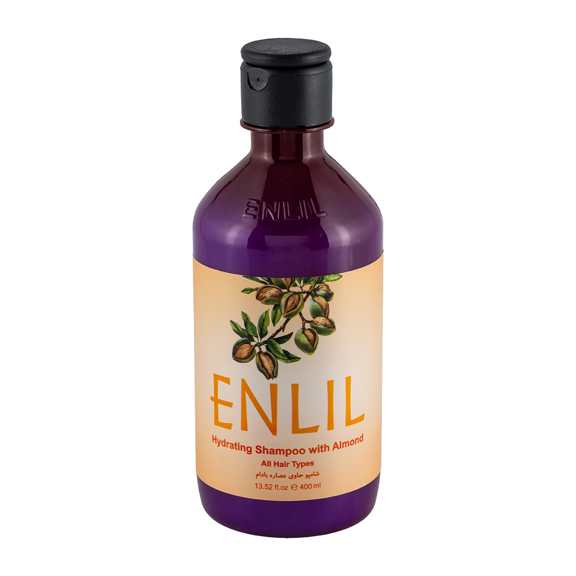 شامپو حجم دهنده حاوی عصاره بادام مناسب موهای نازک و کم حجم 400میل Enlil Volumising Shampoo With Almond Extract 400ml