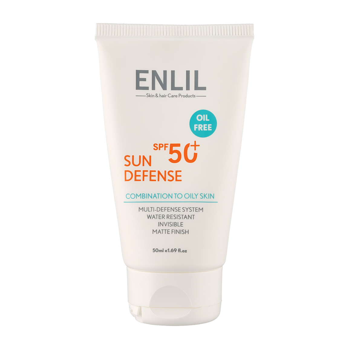کرم ضد آفتاب بی رنگ مدل Sun Defense مناسب پوست چرب حجم 50 میلی لیتر