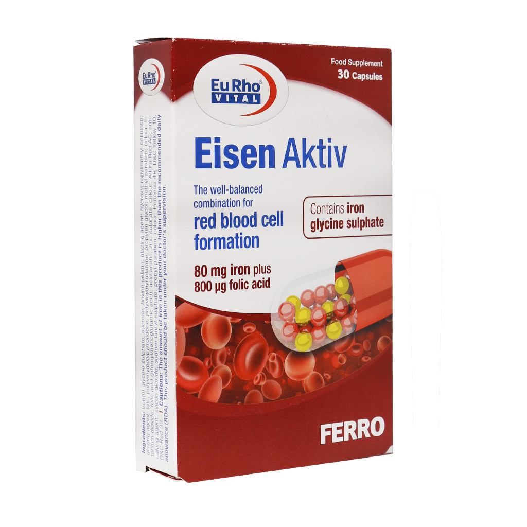 کپسول آیزن اکتیو بسته 30 عددی