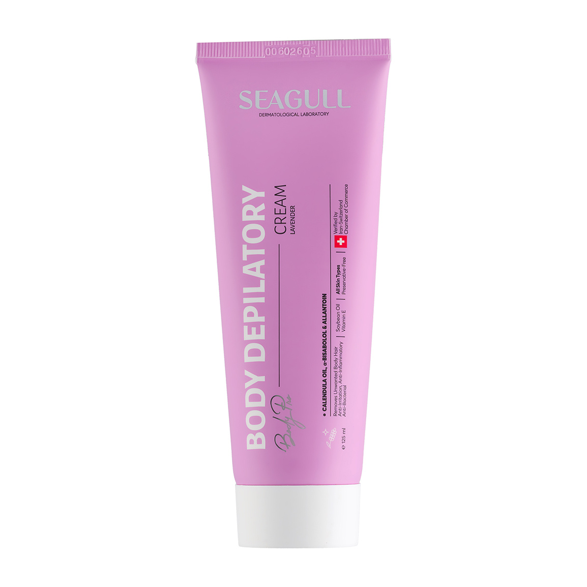 کرم موبر بدن مدل Lavender حجم 125 میلی لیتر Seagull Lavender Body Depilatory Cream 125 ml