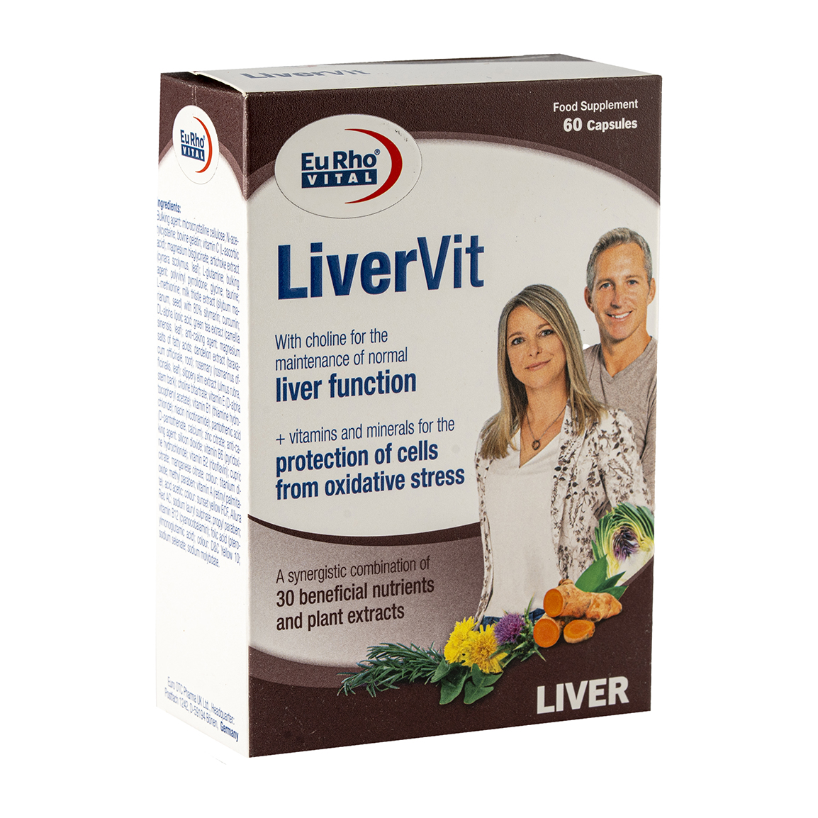 کپسول گیاهی Liver Vit بسته 60 عددی