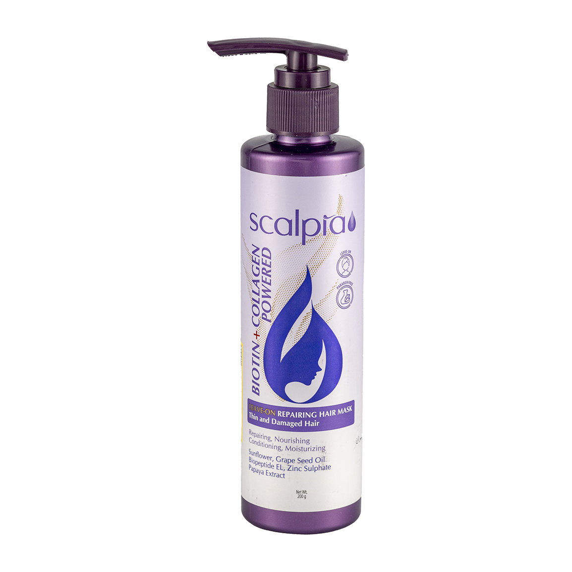 ماسک مو حاوی بیوتین و کلاژن حجم 200 گرم Scalpia Hair Mask Containing Biotin And Collagen 200 g
