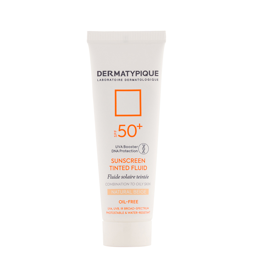 فلوئید ضد آفتاب رنگی پوست چرب اس پی اف 50