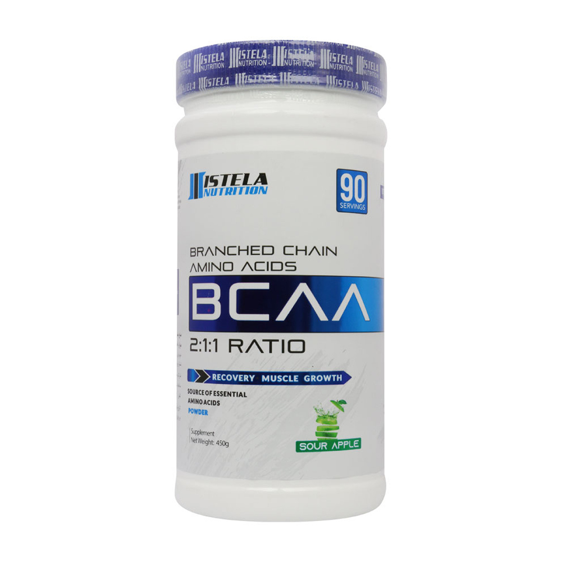 پودر مدل BCAA با طعم سیب وزن 450 گرم