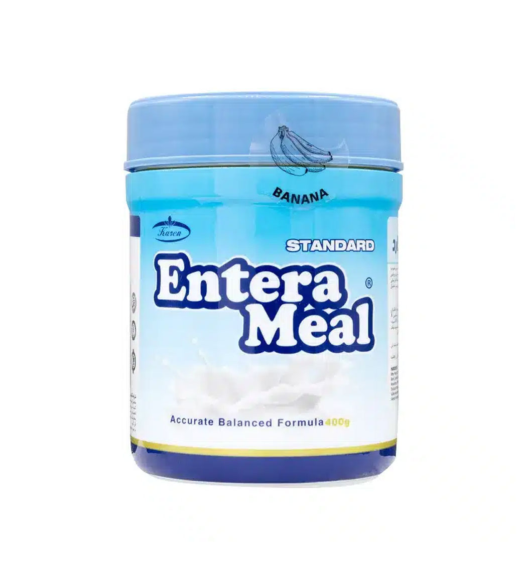 پودر Entera Meal با طعم موز وزن 400 گرمی