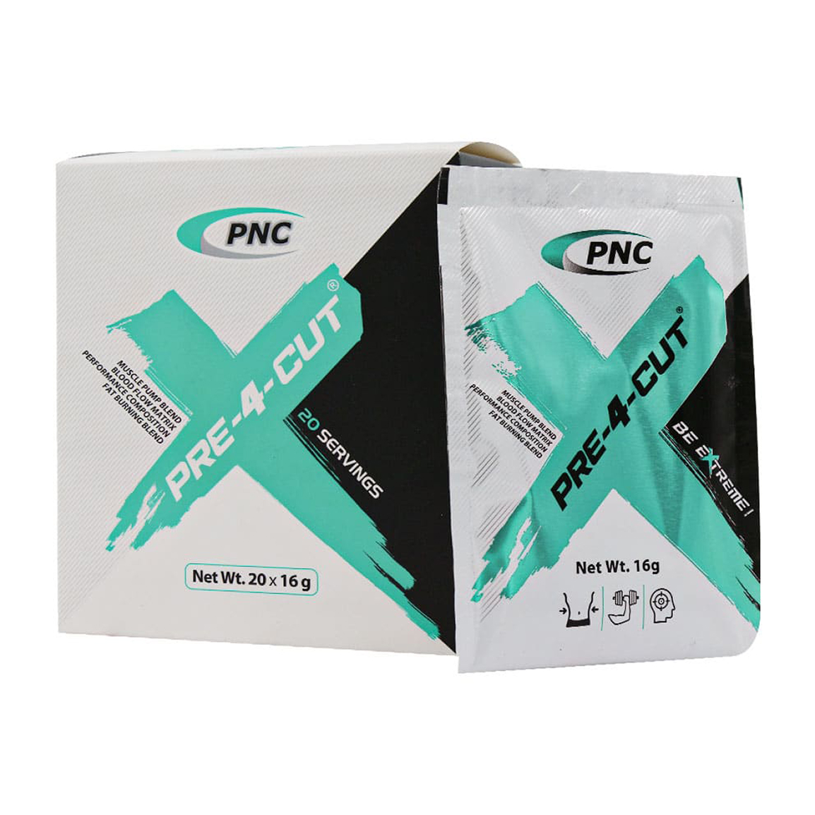 ساشه پودر پره فور کات پی ان سی بسته 20 عددی