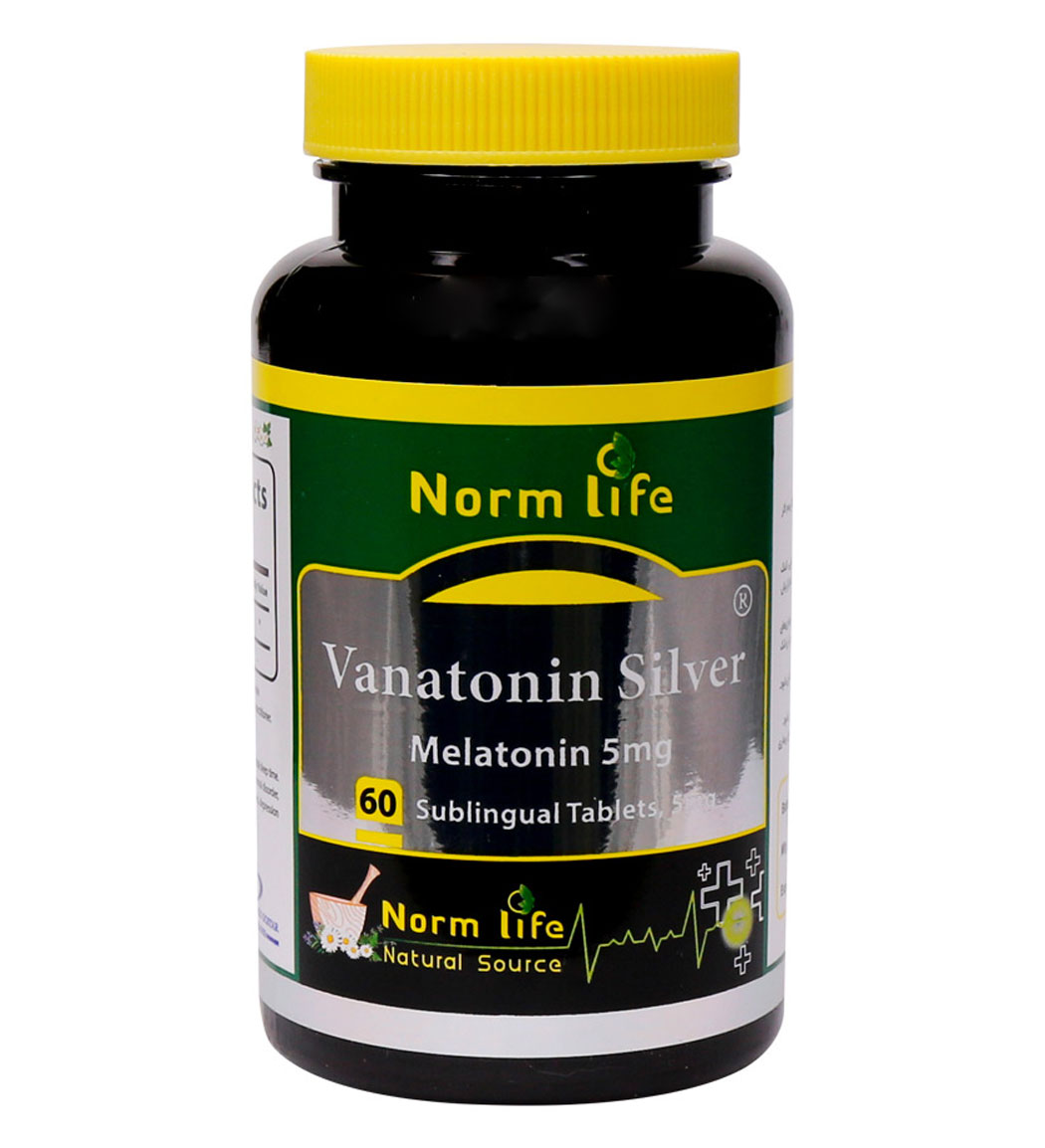 قرص زیر زبانی سیلور Vanatonin Melatonin 5 بسته 60 عددی