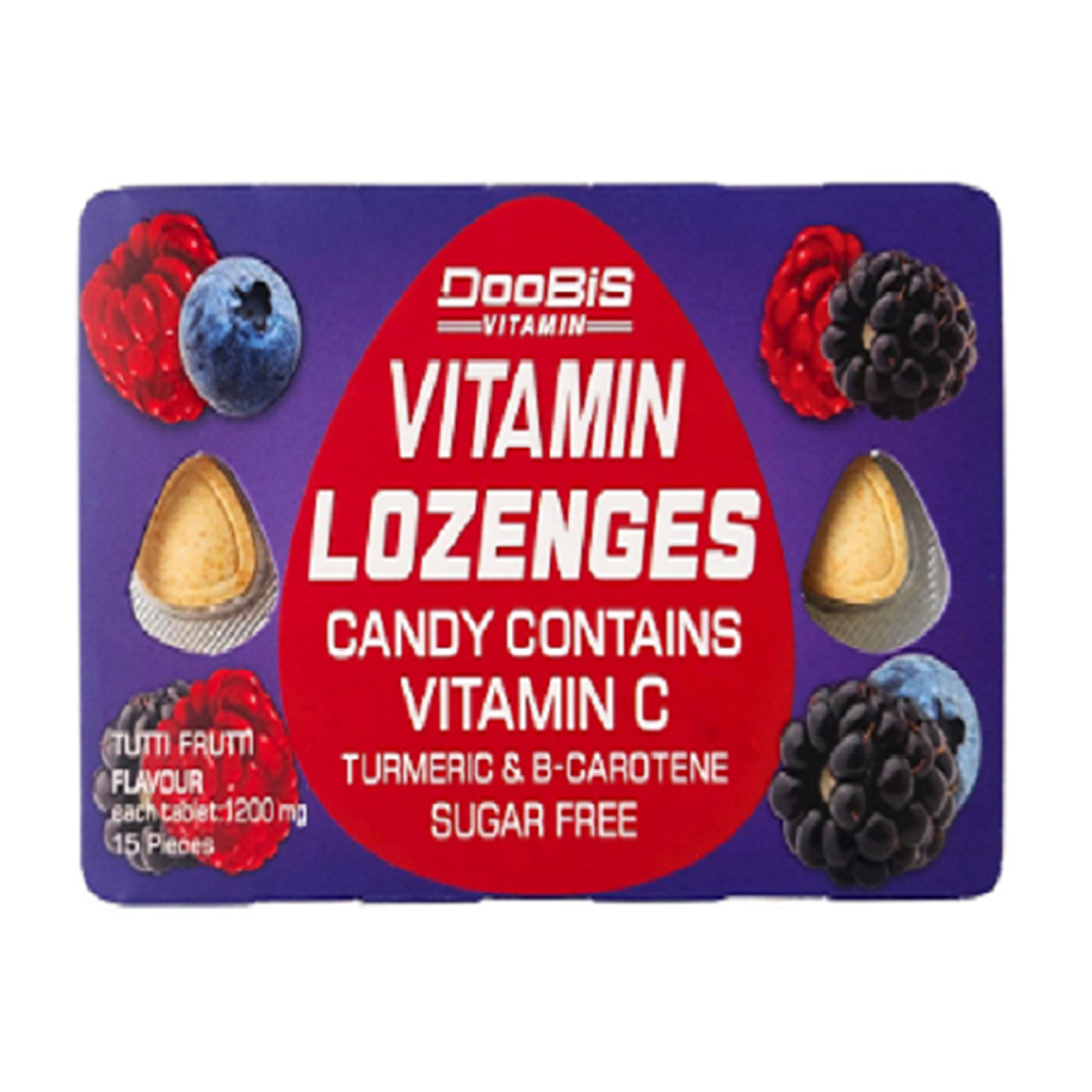 قرص مکیدنی ویتامین C بسته 15 عددی