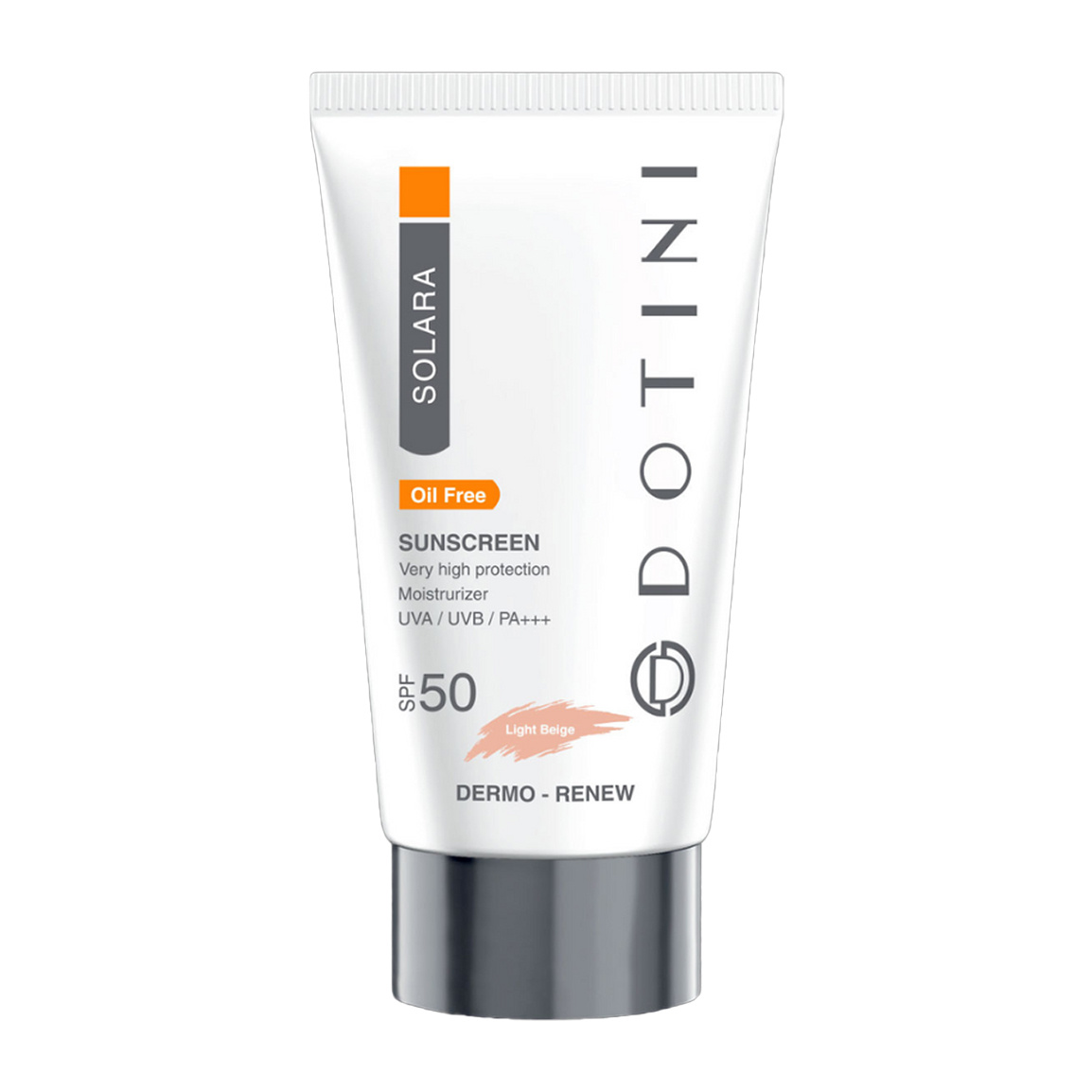 کرم ضد آفتاب رنگی بژ روشن با SPF 50 مناسب پوست چرب حجم 50 میلی لیتر Dotini SPF50 Tinted Light BeigeAnd Oil Free For Oily Skin 50ml