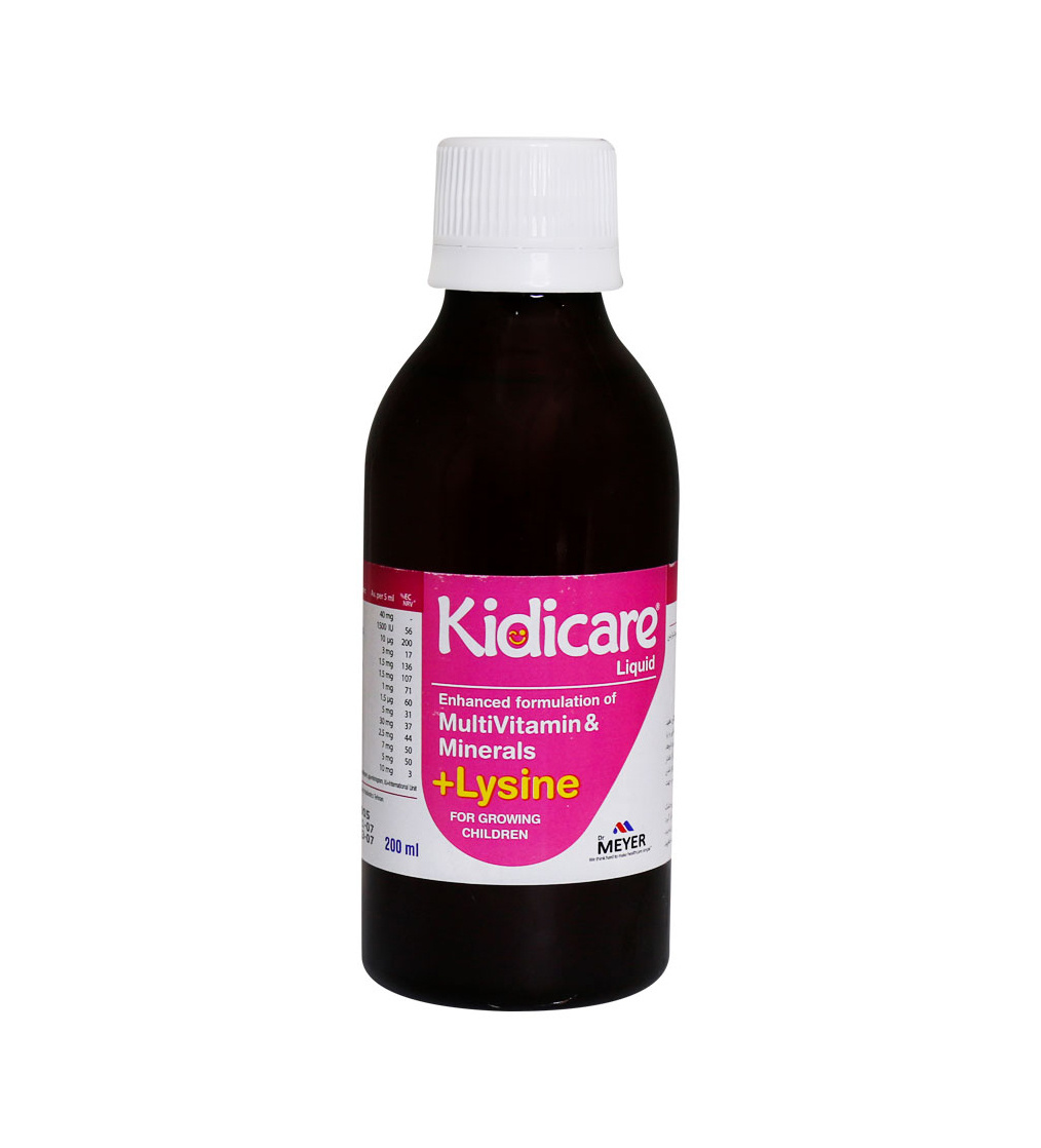 شربت Kidicare حجم 200 میلی لیتر