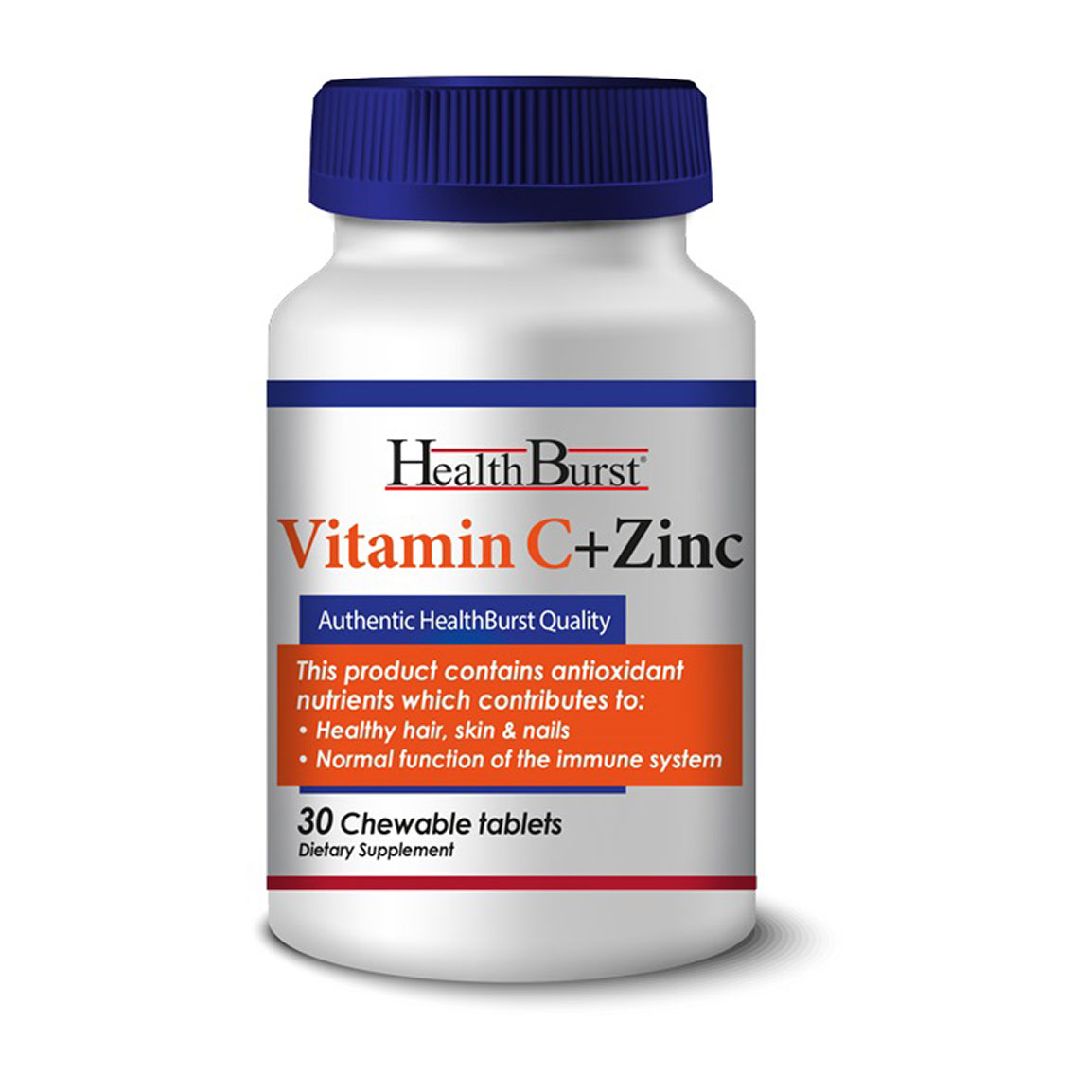 قرص جویدنی ویتامین ث و زینک بسته 30 عددی