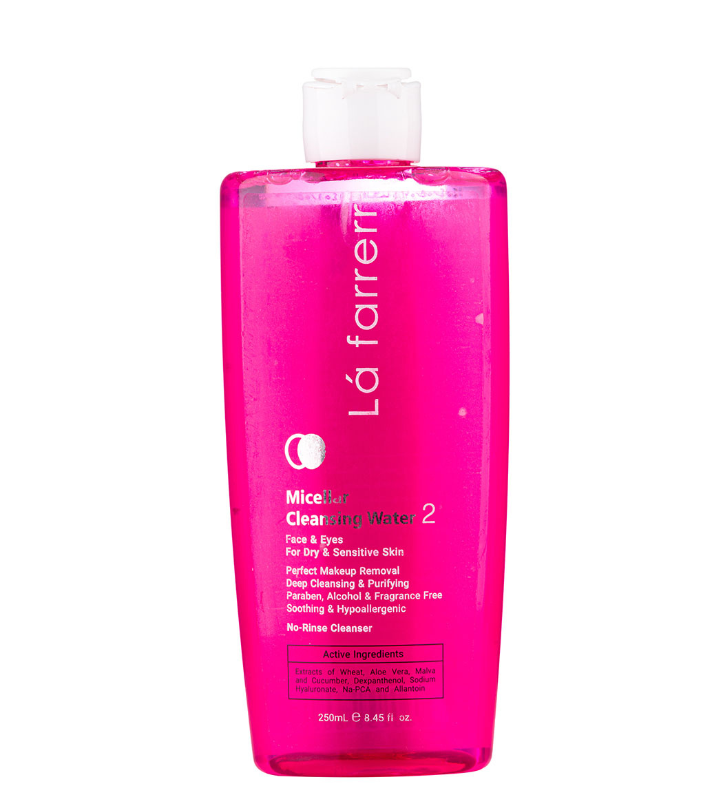 میسلار واتر مدل 2 مناسب پوست خشک و حساس حجم 250 میلی لیتر