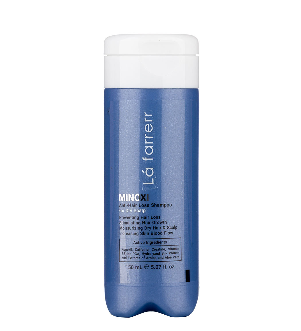شامپو ماینوکسی ضد ریزش موهای خشک و زبر 150 میل
