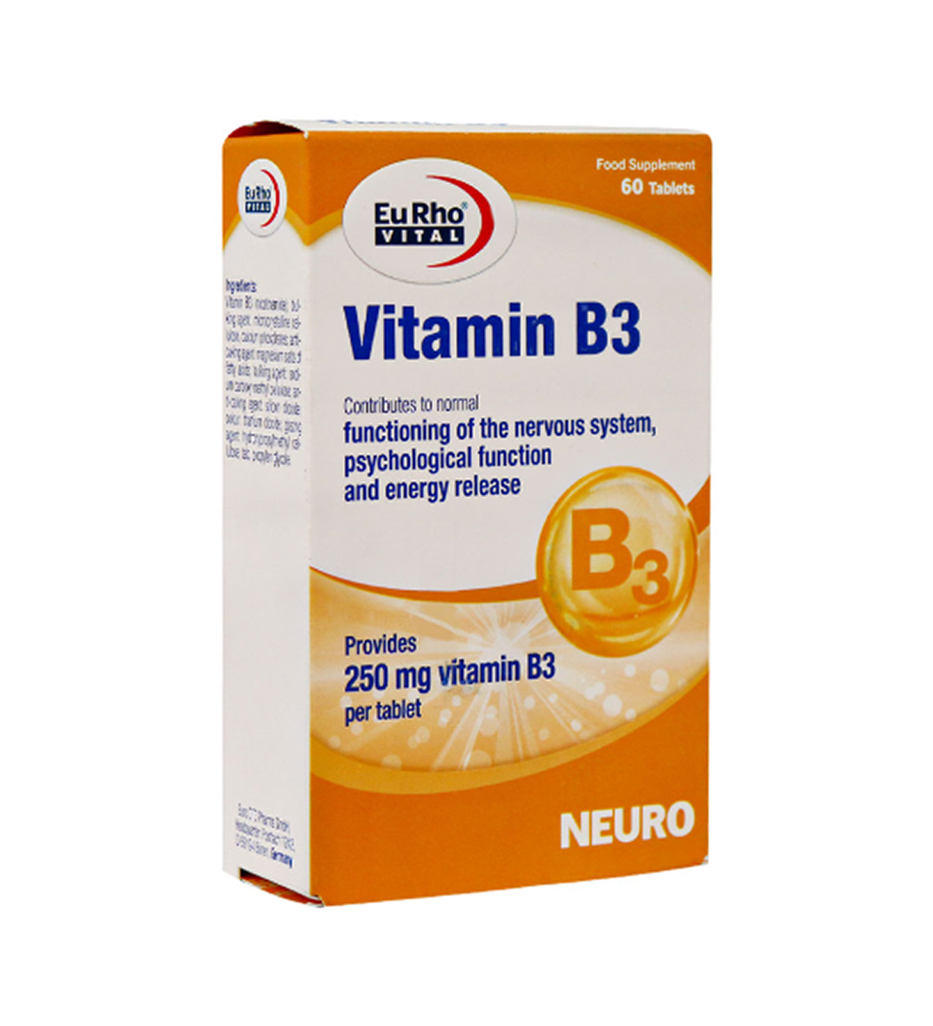 قرص ویتامین B3 بسته 60 عددی