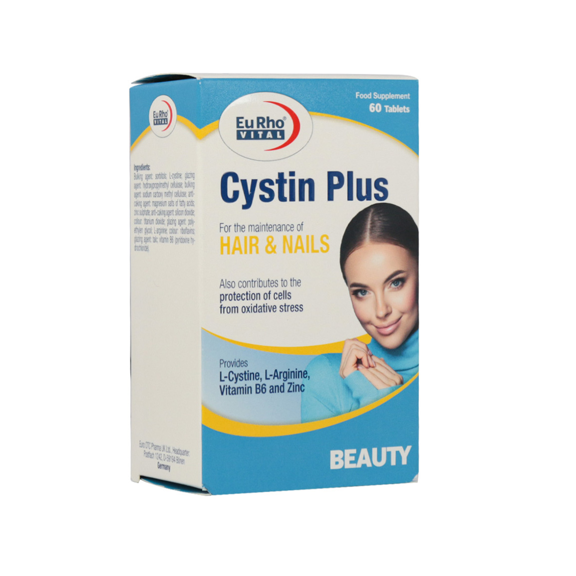 قرص سیستین پلاس بسته 60 عددی