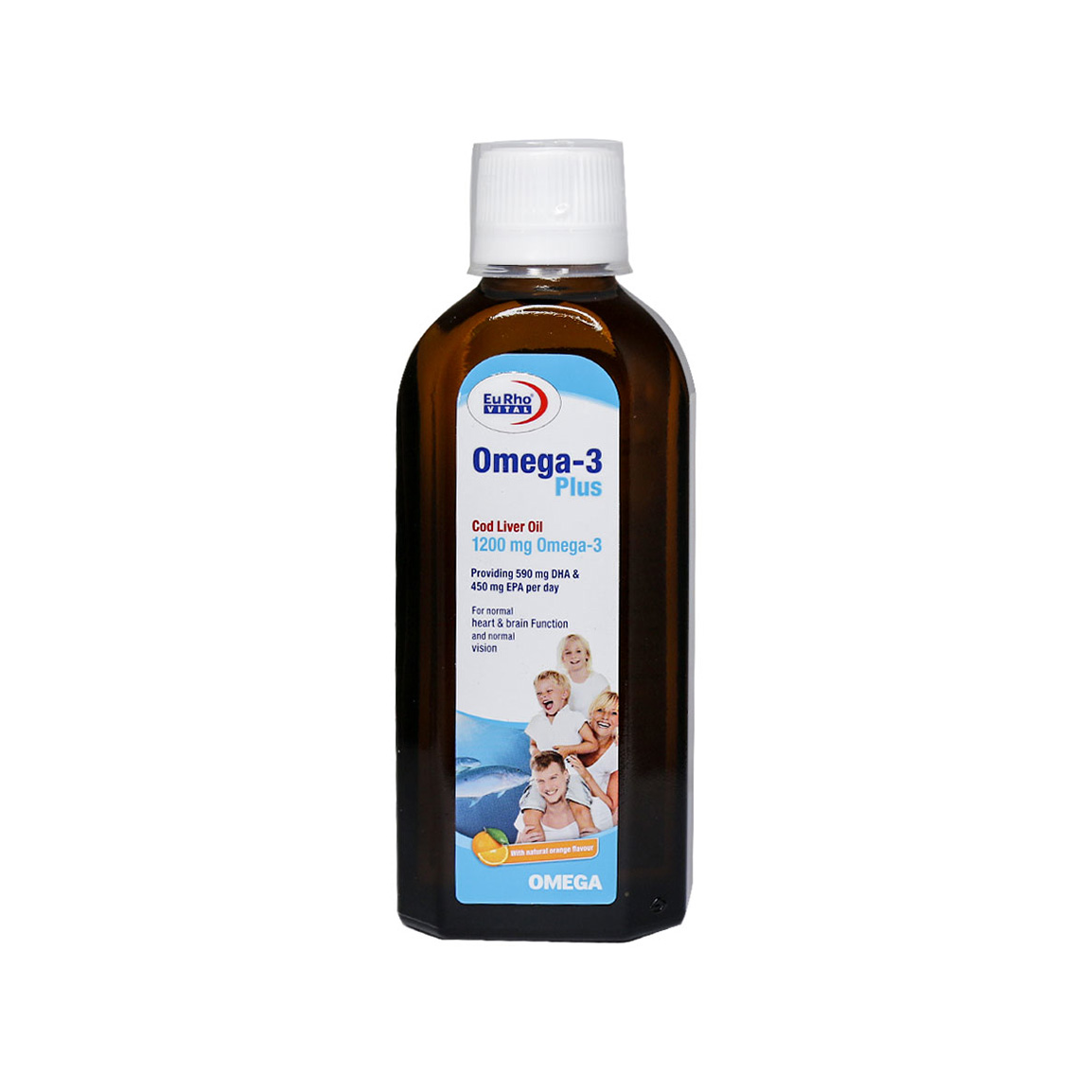 شربت امگا 3 Plus حجم 200 میلی لیتر