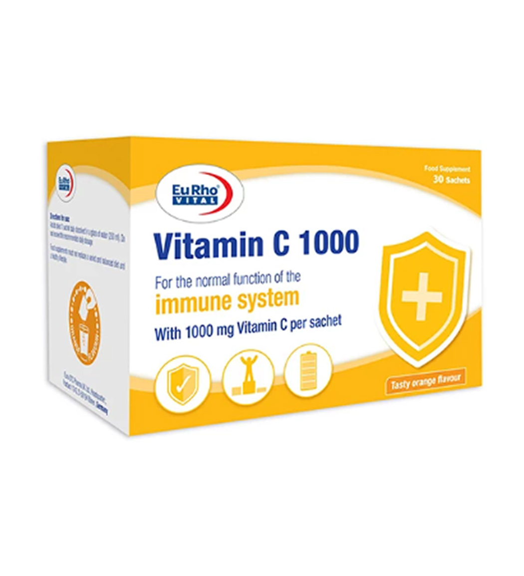 ساشه 30 عددی ویتامین سی 1000 میلی گرم