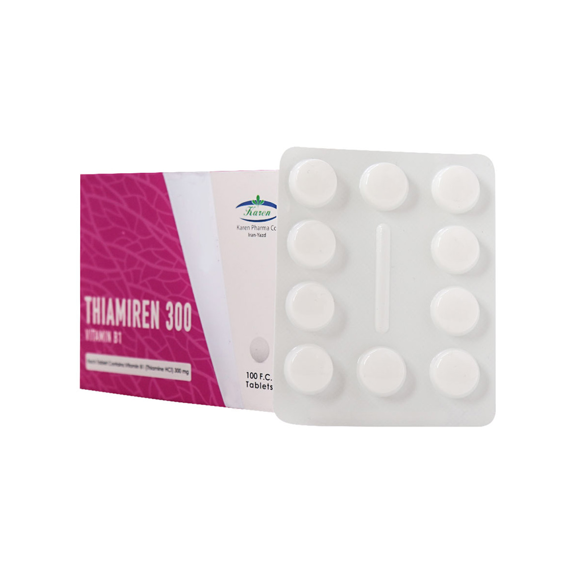 قرص ویتامین B1 تعداد در بسته 30 عددی